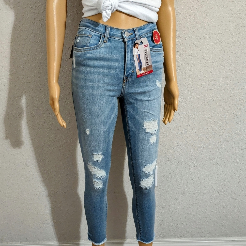 Levi's 720 High Rise Super Skinny Jeans Size 12